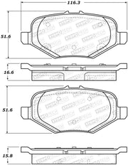 StopTech Street Brake Pads - Front