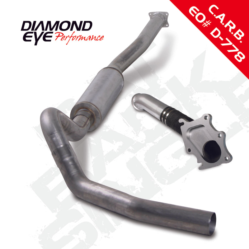 Diamond Eye KIT 4in Catback Single SS CHEVY/GMC 6.6L 2500/3500 01-05