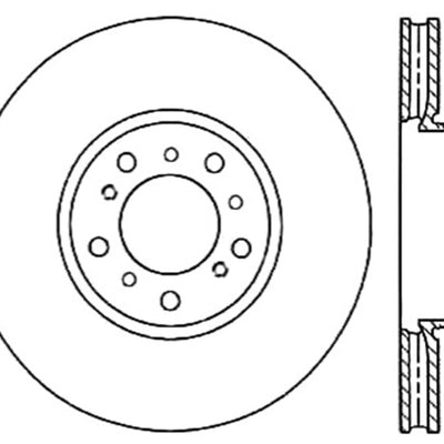 StopTech Power Slot BMW (E46) Front Right Slotted Cryo Rotor