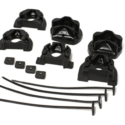 Energy Suspension 92-00 Honda Civic (Except 99-00 Si) / 93-97 Del Sol Black Motor Mount Inserts (Man
