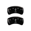 MGP Rear set 2 Caliper Covers Engraved Rear Tiffany Snake Black finish silver ch