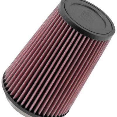 K&N Universal Rubber Filter Round Tprd 3.313in Flange ID x 4.75in Base OD x 3.5in Top OD x 6.5in H