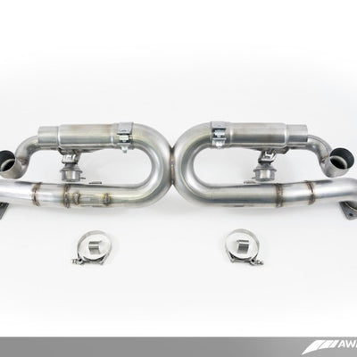 AWE Tuning Porsche 991 SwitchPath Exhaust for PSE Cars Diamond Black Tips