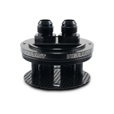 Vibrant 2-Port Catch Can Lid Assembly