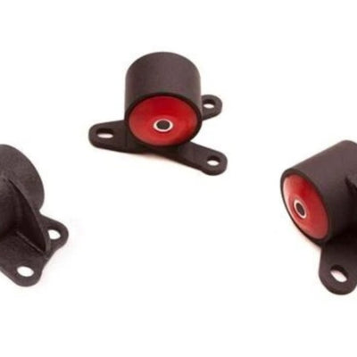 Innovative 94-01 Integra B-Series Black Steel Mounts 95A Bushings (Auto Trans)