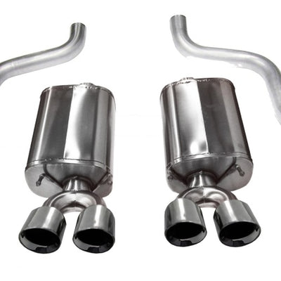 Corsa 2009-2013 Chevrolet Corvette C6 6.2L V8 Polished Sport Axle-Back Exhaust