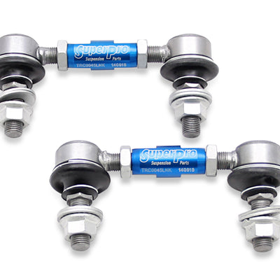 SuperPro 1997 Chevrolet Corvette 0 Front HD Adjustable End Link Set (12mm Studs 100mm-120mm Length)