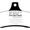EBC 03-04 Pontiac GTO 5.7 (Solid Rear Rotors) Ultimax2 Rear Brake Pads