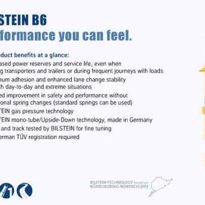 Bilstein B6 1990 Mercedes-Benz 300SL Base Front Suspension Strut Assembly