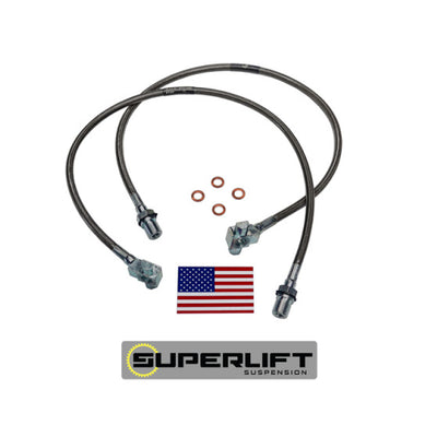 Superlift 71-78 GM Pickup/Blazer/Suburbanwith 8-12in Lift Kit (Pair) Bullet Proof Brake Hoses