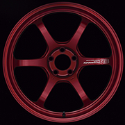 Advan R6 18x9.5 +45 5x100 Racing Candy Red Wheel