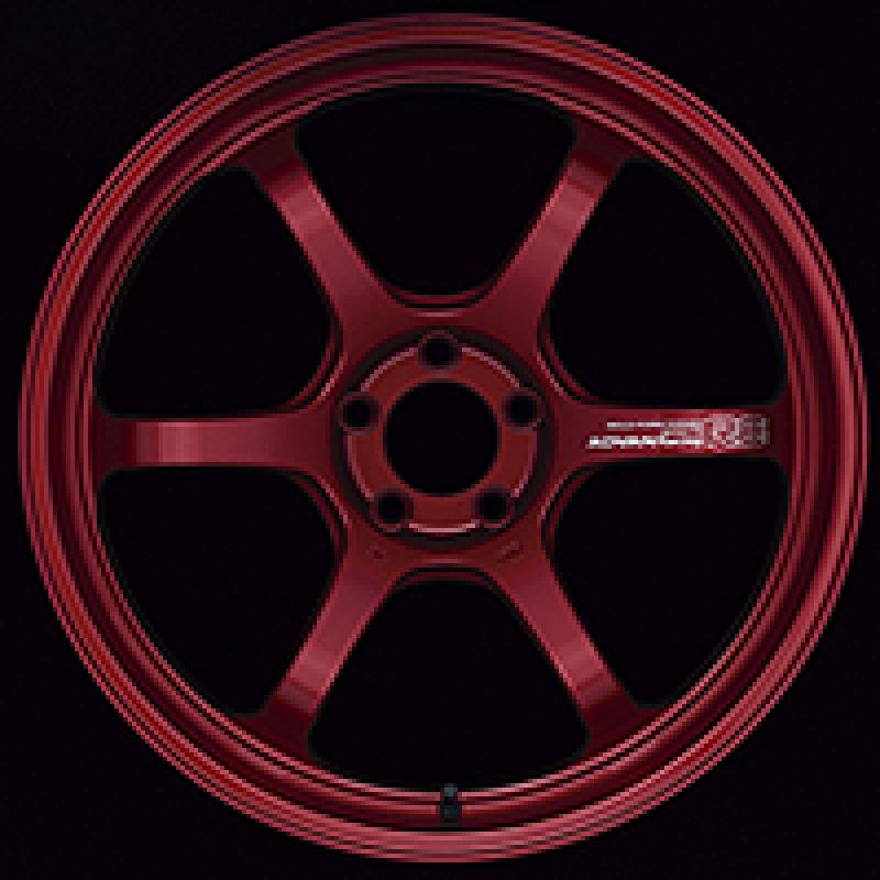 Advan R6 20x12 +20mm 5x114.3 Racing Candy Red Wheel
