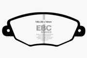 EBC 01-04 Jaguar X-Type 2.5 Greenstuff Front Brake Pads