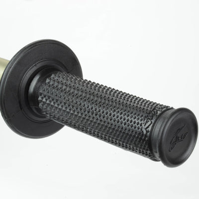 Renthal Ultra-Tacky Dual Compound Grips Tapered 1/2 Waffle - Black