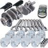 Eagle Chevy LS2 403ci Flat Top Piston 24 Tooth Reluctor 4in Strk 6.125in Rod Len Rotating Assembly