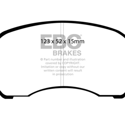 EBC 99-02 Mazda Protege 1.6 Greenstuff Front Brake Pads