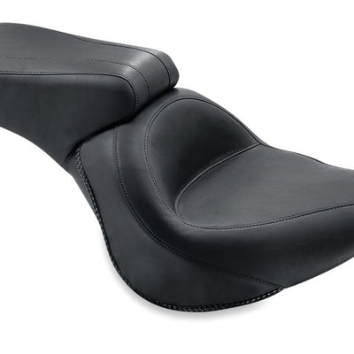 Mustang 06-17 Harley Softail Wide Tire (200mm) Standard Touring 1PC Seat - Black