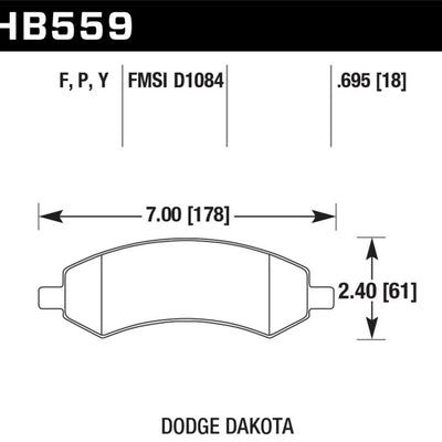 Hawk LTS Street Brake Pads