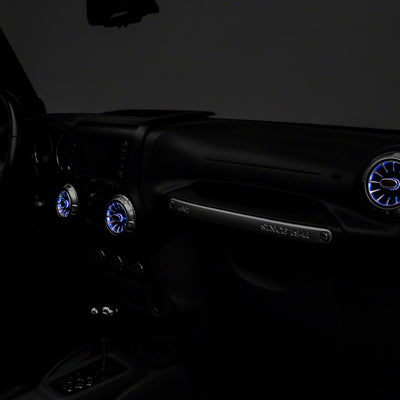 Raxiom 11-18 Jeep Wrangler JK LED Ambient Vent Lighting Kit