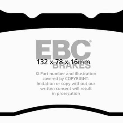 EBC 2016+ Chevrolet Corvette (C7) 6.2L Stingray Bluestuff Front Brake Pads
