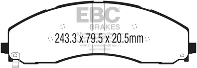 EBC 2017+ Ford F-450 Ultimax2 Front Brake Pads