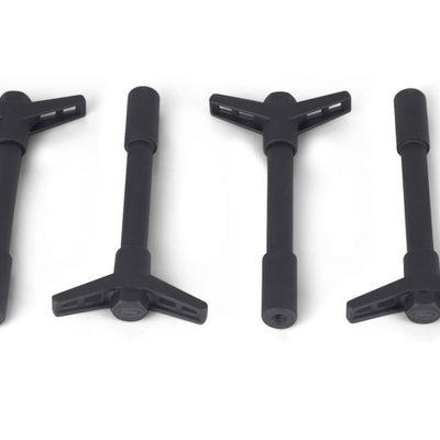 Ford Racing Black Crinkle Finish Valve Cover Hold Down Wing Nuts