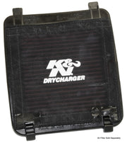 K&N Universal PreCharger Flat Air Filter Wrap Black 7Inx7in
