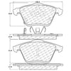 StopTech Street Touring 06-07 Mazda 6 Front Brake Pads