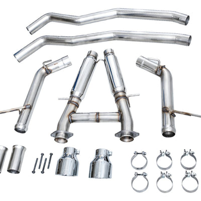 AWE Tuning 18-23 Dodge Durango SRT & Hellcat Track Edition Exhaust - Chrome Silver Tips