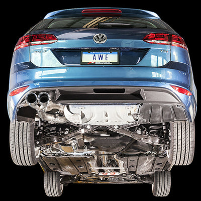 AWE Tuning VW MK7 Golf SportWagen Touring Edition Exhaust w/Chrome Silver Tips (90mm)