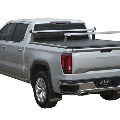 Access ADARAC Aluminum Uprights 12in Vertical Kit (2 Uprights w/ 72in Cross Bar) - Silver Truck Rack