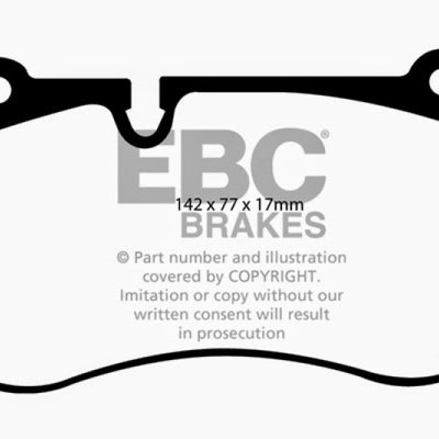 EBC 07-08 Mercedes-Benz CL550 5.5 Yellowstuff Front Brake Pads