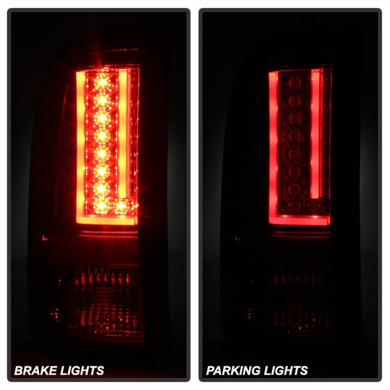 Spyder 07-13 Chevy Silverado (Exc 2010 Model) Version 2 LED Tail Lights ALT-YD-CS07V2-LED-BSM