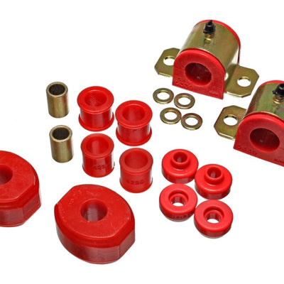 Energy Suspension 72-93 Dodge D100/200/300/Ramcharger 2WD Red 15/16in Front Sway Bar Bushings