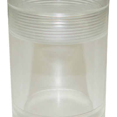 Moroso Air/Oil Separator Replacement Drain Cap - Small Body - Clear Bottom