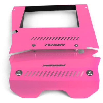 PERRIN 15-21 Subaru WRX Engine Cover Kit (Intercooler & Pulley Covers Incl.) - Hyper Pink