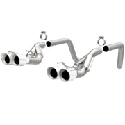 MagnaFlow 09-11 Chev Corvette V8 6.2L Comp Series Quad Center Rear Exit SS Cat-Back Perf Exhaust