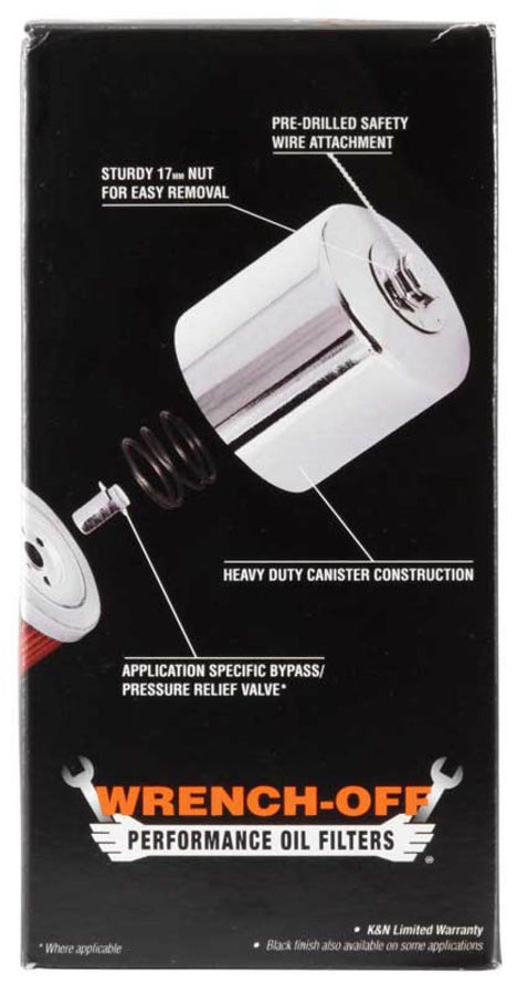 K&N Oil Filter 80-98 Harley-Davidson FXB/FXD?FXDB/FXDC/FXDL/FXDS/FXDWG - 3in OD x 5.969in Height