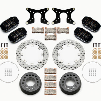 Wilwood Dynapro Lug Mount Dual Rear Dynamic Kit SA Drilled 58-64 Olds/Pont 1/2in Studs