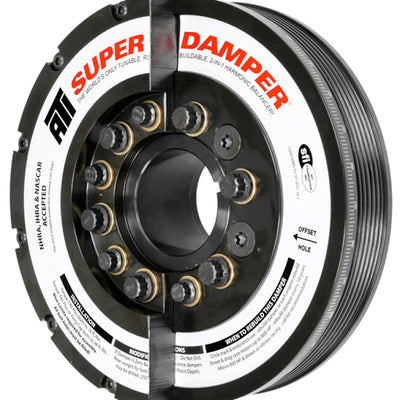 ATI Damper - 7.425in - Steel - 6 Grv - Duramax - 01-05 - LB7 & LLY - Ext Bal - 3 Ring - Diesel