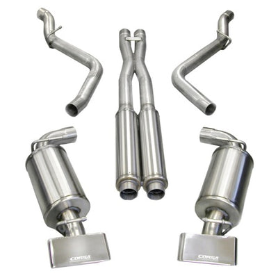 Corsa 2008-2010 Dodge Challenger SRT-8 6.1L V8 Polished Xtreme Cat-Back Exhaust