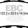 EBC 15-17 Mazda Miata MX-5 Redstuff Ceramic Low Dust Front Brake Pads