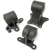 Innovative 90-93 Accord F-Series Black Steel Mounts 75A Bushings