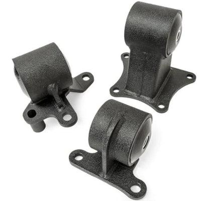 Innovative 90-93 Accord F-Series Black Steel Mounts 85A Bushings