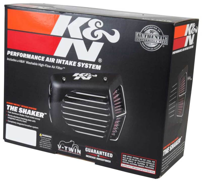 K&N Street Metal Intake System Shaker for 2017 Harley-Davidson Touring