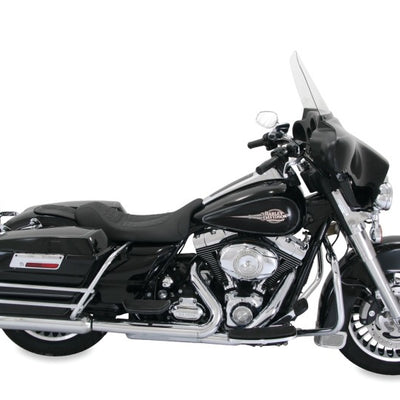 Mustang 08-21 Harley Electra Glide Std,Rd Glide,Rd King,Str Glide Solo Seat w/Diamond Stitch - Black