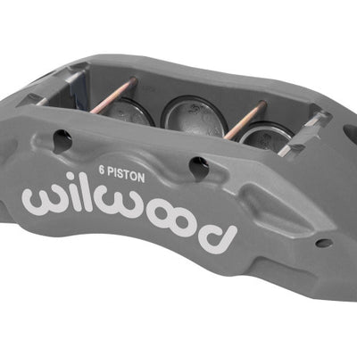 Wilwood Caliper-TX6R- R/H - Clear 2.00/1.88/1.88in Pistons 1.38in Disc