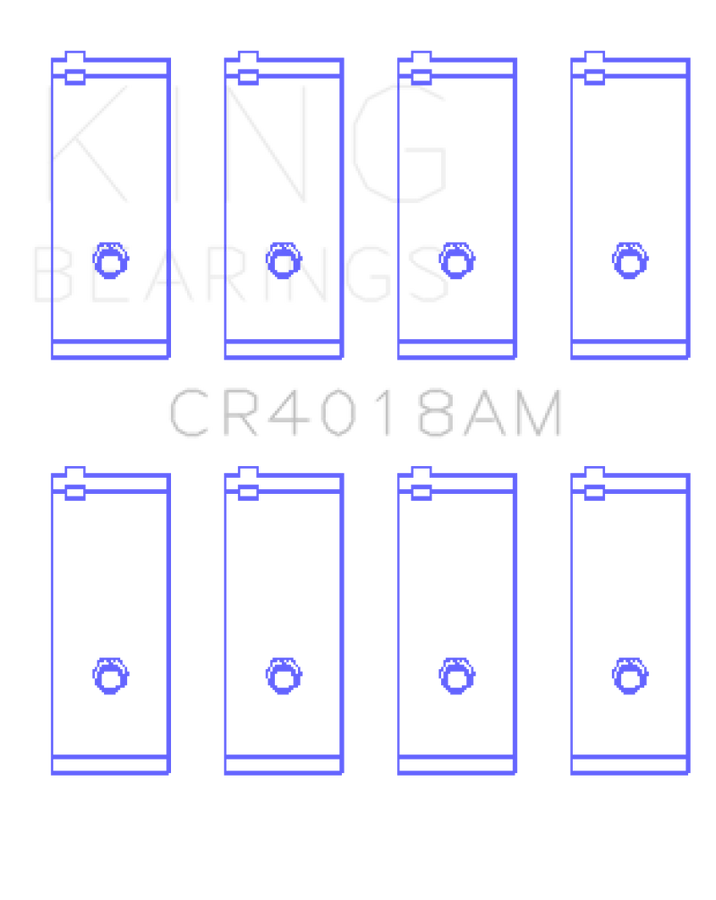 King Engine Bearings Toyota 1S/4S/2SELC/3SFE/3SGELC Connecting Rod Bearing Set - Size STD