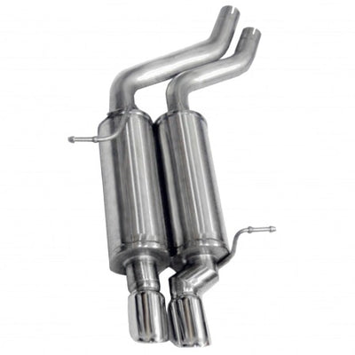 Corsa 2001-2006 BMW 325i/ci Convertible E46 Polished Sport Axle-Back Exhaust