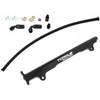 Torque Solution Mitsubishi Evo X Billet Aluminum Fuel Rail - Black